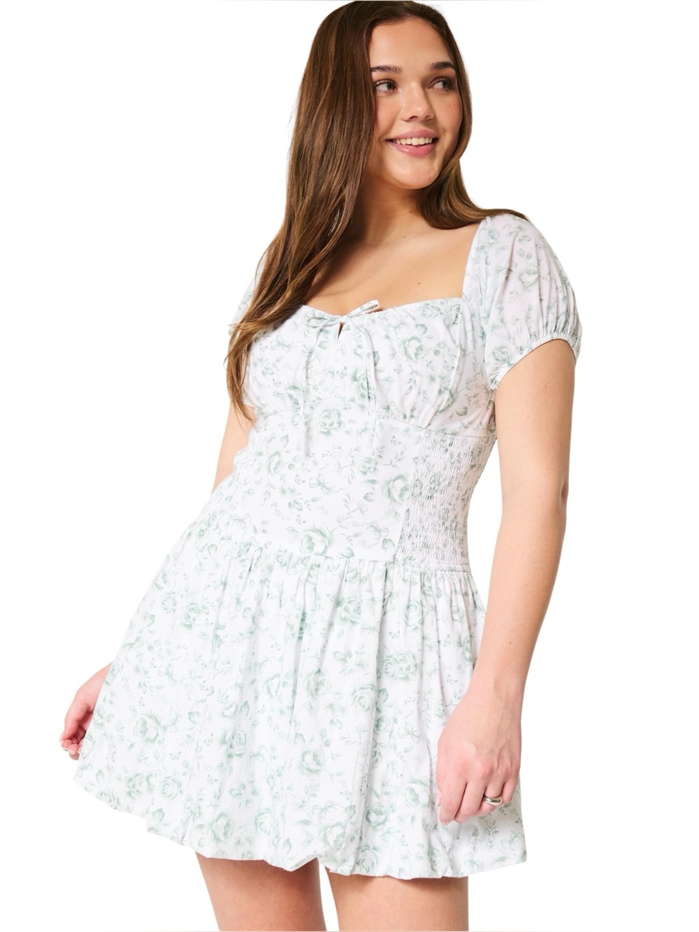Hollister Sofia Drop-Waist Bubble Skort Dress - Large